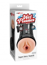 Мастурбатор-вагина в колбе Super Juicy Snatch - Pipedream - в Раменском купить с доставкой