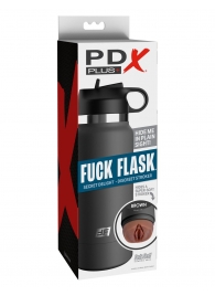 Смуглый мастурбатор-вагина в корпусе-бутылке F*ck Flask - Pipedream - в Раменском купить с доставкой