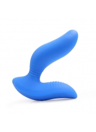 Синий вибромассажер простаты 3,5’’ Curve P-spot Massager - 12 см. - Erokay - в Раменском купить с доставкой