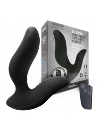 Черный вибромассажер простаты 3,5’’ Remote Control Curve P-spot Massager - 12 см. - Erokay - в Раменском купить с доставкой