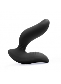 Черный вибромассажер простаты 3,5’’ Curve P-spot Massager - 12 см. - Erokay - в Раменском купить с доставкой