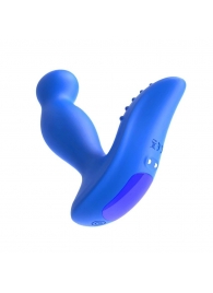 Синий вибромассажер простаты 3,5’’ P-spot Massager - 12,5 см. - Erokay - в Раменском купить с доставкой
