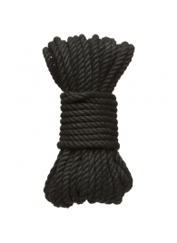 Черная верёвка для связывания и фиксации Bind Tie - 9,14 м. - Doc Johnson - купить с доставкой в Раменском