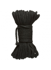 Черная верёвка для связывания и фиксации Bind Tie - 15,24 м. - Doc Johnson - купить с доставкой в Раменском