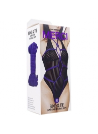 Фиолетовая верёвка для связывания и фиксации Bind Tie - 9,14 м. - Doc Johnson - купить с доставкой в Раменском