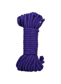 Фиолетовая верёвка для связывания и фиксации Bind Tie - 9,14 м. - Doc Johnson - купить с доставкой в Раменском