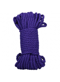 Фиолетовая верёвка для связывания и фиксации Bind Tie - 15,24 м. - Doc Johnson - купить с доставкой в Раменском