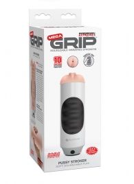 Мастурбатор-вагина Extreme Toyz Mega Grip Vibrating Stroker Mouth - Pipedream - в Раменском купить с доставкой