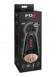 Мастурбатор-вагина с вибрацией Dirty Talk Starter Stroker - Pipedream - в Раменском купить с доставкой