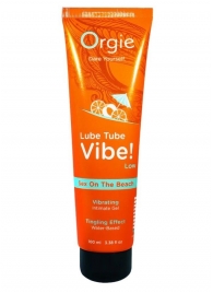 Гель с эффектом вибрации Lube Tube Vibe Low Sex On The Beach - 100 мл. - ORGIE - купить с доставкой в Раменском
