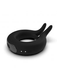Черное эрекционное кольцо Marry Me Rechargeable Vibrating Cockring - Adrien Lastic - в Раменском купить с доставкой