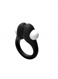 Черное эрекционное кольцо Zippy Vibrating Ring With Bullet - Adrien Lastic - в Раменском купить с доставкой