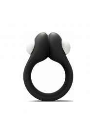 Черное эрекционное кольцо Zippy Vibrating Ring With Bullet - Adrien Lastic - в Раменском купить с доставкой