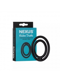 Черное двойное эрекционное кольцо Nexus Enduro Double - Nexus Range - в Раменском купить с доставкой