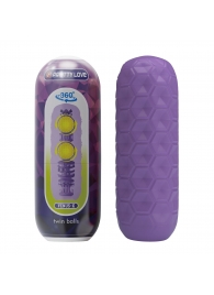 Фиолетовый мастурбатор Venus-X Twin balls - Baile - в Раменском купить с доставкой