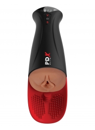 Мастурбатор-вагина в колбе с вибрацией Fuck-O-Matic Pro XL - Pipedream - в Раменском купить с доставкой