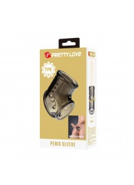 Дымчатая насадка на пенис и мошонку - Baile - в Раменском купить с доставкой