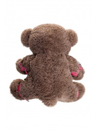 Бондажный набор: бурый мишка с розовыми оковами и наручниками - Pecado - купить с доставкой в Раменском