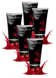 Набор из 5 съедобных лубрикантов JUJU со вкусом вишни - JuJu - купить с доставкой в Раменском