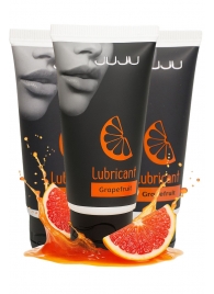 Набор из 3 съедобных лубрикантов JUJU со вкусом грейпфрута - JuJu - купить с доставкой в Раменском