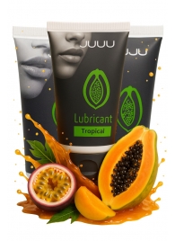 Набор из 3 съедобных лубрикантов JUJU со вкусом тропических фруктов - JuJu - купить с доставкой в Раменском