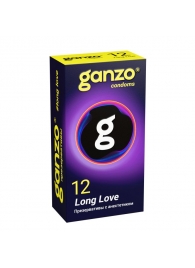 Презервативы с анестетиком для продления удовольствия Ganzo Long Love - 12 шт. - Ganzo - купить с доставкой в Раменском