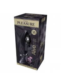 Серебристая анальная втулка Mini Metal Butt Plug Size M с розовым кристаллом - Adrien Lastic в Раменском Серебристая анальная втулка Mini Metal Butt Plug Size M с розовым кристаллом - Adrien Lastic
