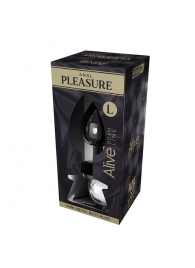 Серебристая анальная втулка с прозрачным кристаллом Mini Metal Butt Plug Size L - 9 см. - Adrien Lastic в Раменском Серебристая анальная втулка с прозрачным кристаллом Mini Metal Butt Plug Size L - 9 см. - Adrien Lastic