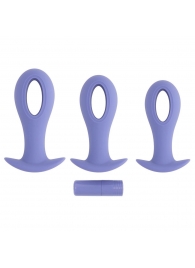 Набор из 3 анальных пробок с вибропулей Hole Punch Plug Set - Evolved в Раменском Набор из 3 анальных пробок с вибропулей Hole Punch Plug Set - Evolved