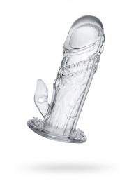 Прозрачная насадка на пенис Uco - 13 см. - A-toys - в Раменском купить с доставкой