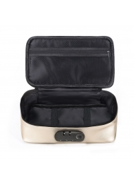 Золотистая сумочка для хранения игрушек Discreet Box - Dorcel - купить с доставкой в Раменском