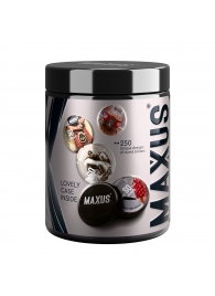 Черные утолщенные презервативы MAXUS Extra Strong с железным кейсом - 15 шт. - Maxus - купить с доставкой в Раменском