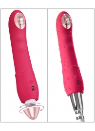 Малиновая насадка на душ с вибрацией Showers to orgasm - 20,1 см. - Orion - купить с доставкой в Раменском