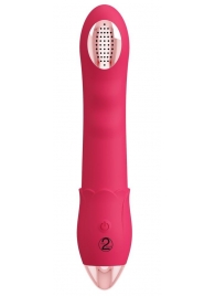 Малиновая насадка на душ с вибрацией Showers to orgasm - 20,1 см. - Orion - купить с доставкой в Раменском