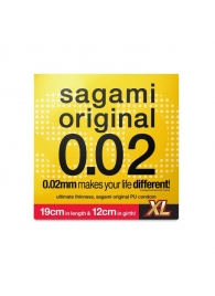 Презерватив увеличенного размера Sagami Original 0.02 XL-size - 1 шт. - Sagami - купить с доставкой в Раменском