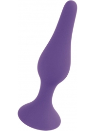 Фиолетовая анальная втулка Silcone Purple Plug Medium - 11 см. - Boys of Toys в Раменском Фиолетовая анальная втулка Silcone Purple Plug Medium - 11 см. - Boys of Toys