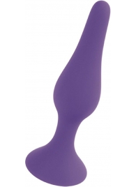 Фиолетовая анальная втулка Silcone Purple Plug Large - 12,5 см. - Boys of Toys в Раменском Фиолетовая анальная втулка Silcone Purple Plug Large - 12,5 см. - Boys of Toys