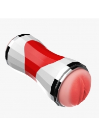 Двусторонний мастурбатор в колбе Power Grip Cup - вагина и ротик - Boys of Toys - в Раменском купить с доставкой