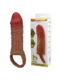Реалистичная насадка на член Peirre - 15,5 см. - Baile - в Раменском купить с доставкой