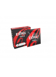 Презервативы с ароматом колы Expert Cola - 3 шт. - Expert - купить с доставкой в Раменском