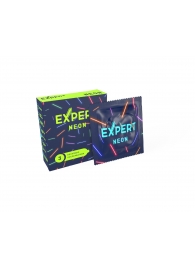 Светящиеся в темноте презервативы Expert Neon - 3 шт. - Expert - купить с доставкой в Раменском