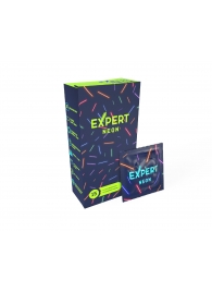 Светящиеся в темноте презервативы Expert Neon - 15 шт. - Expert - купить с доставкой в Раменском