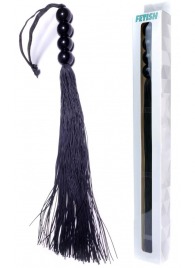 Черная силиконовая плеть - 37 см. - Boys of Toys - купить с доставкой в Раменском