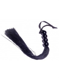 Черная силиконовая плеть - 37 см. - Boys of Toys - купить с доставкой в Раменском