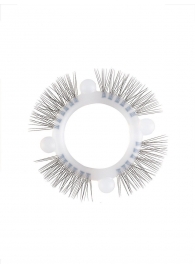 Эластичное кольцо с «ресничками» и 4 шариками - Sextaz - в Раменском купить с доставкой