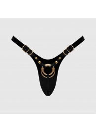 Черный пояс для фиксации насадок Strap-On-Me Leatherette Harness Fabulous - Strap-on-me - купить с доставкой в Раменском
