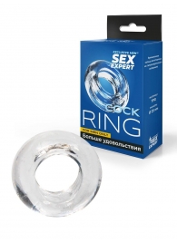 Прозрачное эрекционное кольцо-бублик - Sex Expert - в Раменском купить с доставкой