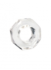 Прозрачное эрекционное кольцо в форме гайки - Sex Expert - в Раменском купить с доставкой