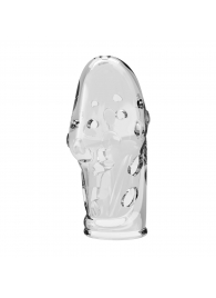 Прозрачная насадка на пенис Booker - 8 см. - Baile - в Раменском купить с доставкой
