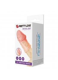 Телесная насадка на пенис Booker - 8 см. - Baile - в Раменском купить с доставкой